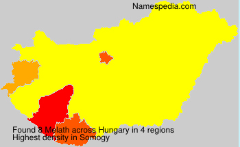 Surname Melath in Hungary