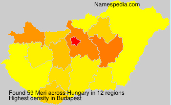 Surname Meri in Hungary Surname Meri in Hungary