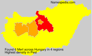 Surname Merl in Hungary Surname Merl in Hungary