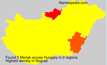 Surname Merlak in Hungary Surname Merlak in Hungary
