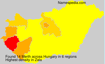 Surname Merth in Hungary Surname Merth in Hungary