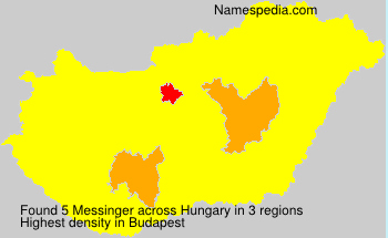Surname Messinger in Hungary Surname Messinger in Hungary