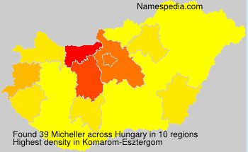 Surname Micheller in Hungary Surname Micheller in Hungary