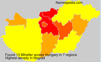Surname Miheller in Hungary Surname Miheller in Hungary