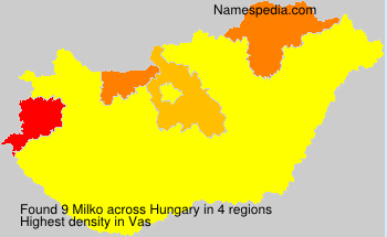 Surname Milko in Hungary Surname Milko in Hungary