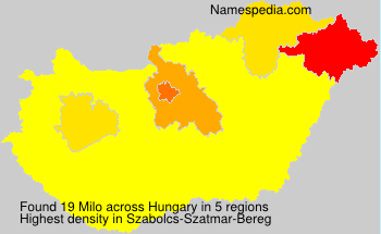 Surname Milo in Hungary Surname Milo in Hungary