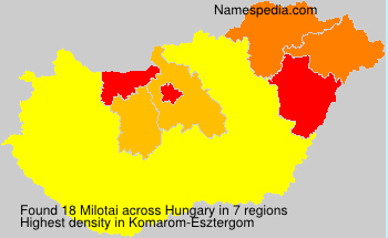 Surname Milotai in Hungary Surname Milotai in Hungary
