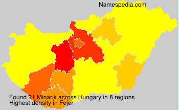 Surname Minarik in Hungary