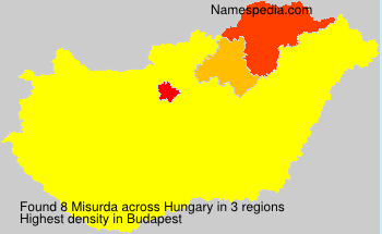 Surname Misurda in Hungary Surname Misurda in Hungary