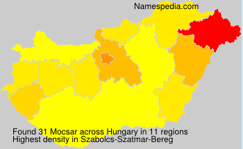 Surname Mocsar in Hungary Surname Mocsar in Hungary