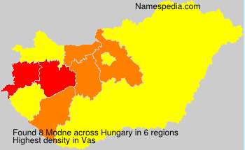 Surname Modne in Hungary Surname Modne in Hungary