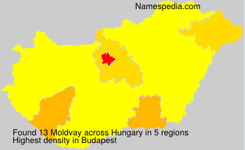 Surname Moldvay in Hungary Surname Moldvay in Hungary