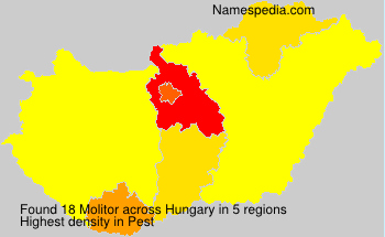 Surname Molitor in Hungary Surname Molitor in Hungary