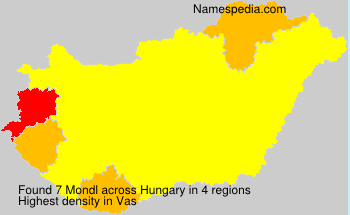 Surname Mondl in Hungary Surname Mondl in Hungary