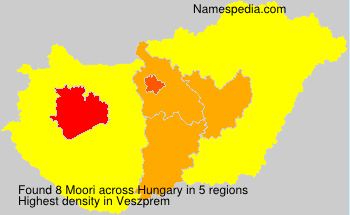 Surname Moori in Hungary Surname Moori in Hungary
