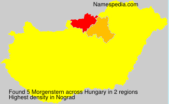 Surname Morgenstern in Hungary Surname Morgenstern in Hungary