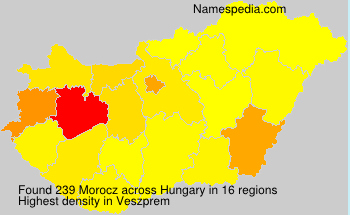 Surname Morocz in Hungary Surname Morocz in Hungary