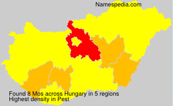 Surname Mos in Hungary Surname Mos in Hungary