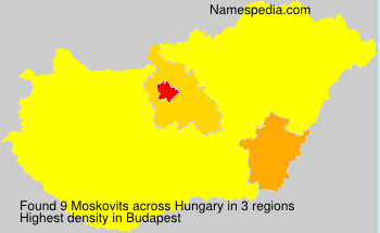 Surname Moskovits in Hungary Surname Moskovits in Hungary