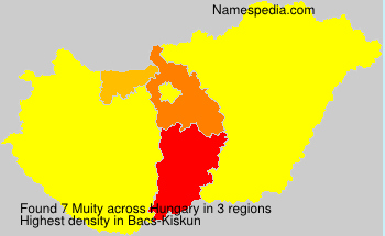 Surname Muity in Hungary Surname Muity in Hungary