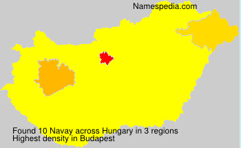 Surname Navay in Hungary Surname Navay in Hungary