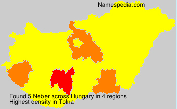 Surname Neber in Hungary Surname Neber in Hungary