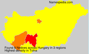 Surname Nedves in Hungary Surname Nedves in Hungary