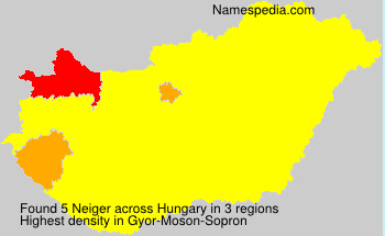 Surname Neiger in Hungary Surname Neiger in Hungary