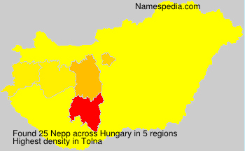 Surname Nepp in Hungary Surname Nepp in Hungary