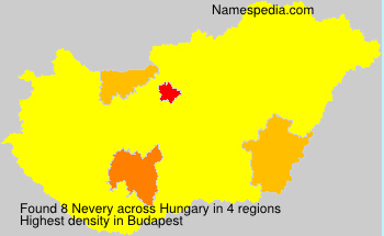Surname Nevery in Hungary