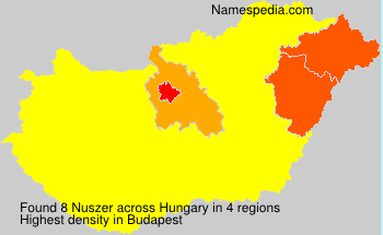 Surname Nuszer in Hungary Surname Nuszer in Hungary