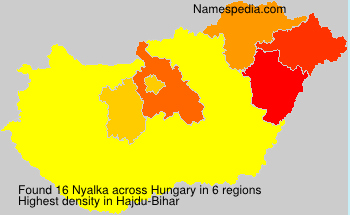 Surname Nyalka in Hungary Surname Nyalka in Hungary