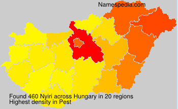 Surname Nyiri in Hungary Surname Nyiri in Hungary