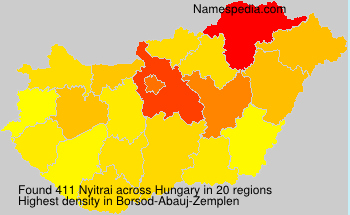 Surname Nyitrai in Hungary Surname Nyitrai in Hungary