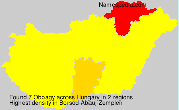Surname Obbagy in Hungary Surname Obbagy in Hungary