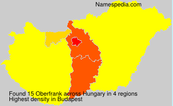 Surname Oberfrank in Hungary Surname Oberfrank in Hungary