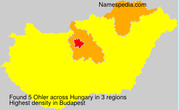 Surname Ohler in Hungary Surname Ohler in Hungary
