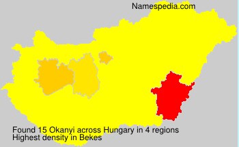 Surname Okanyi in Hungary Surname Okanyi in Hungary