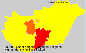 Surname Okner in Hungary Surname Okner in Hungary