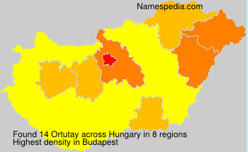 Surname Ortutay in Hungary Surname Ortutay in Hungary