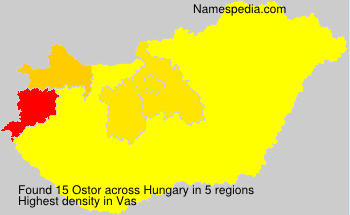 Surname Ostor in Hungary Surname Ostor in Hungary