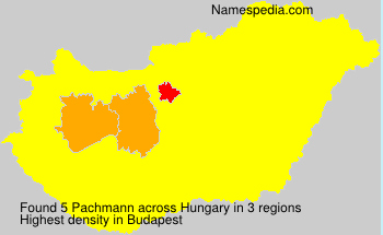 Surname Pachmann in Hungary Surname Pachmann in Hungary