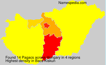 Surname Pagacs in Hungary Surname Pagacs in Hungary