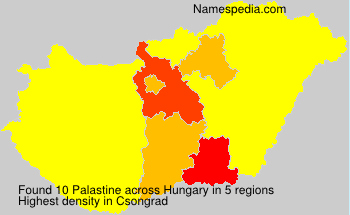 Surname Palastine in Hungary Surname Palastine in Hungary