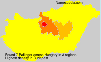 Surname Pallinger in Hungary Surname Pallinger in Hungary