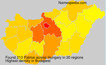 Surname Palmai in Hungary Surname Palmai in Hungary