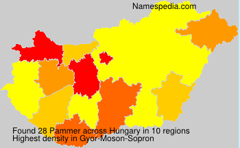 Surname Pammer in Hungary Surname Pammer in Hungary