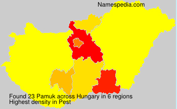 Surname Pamuk in Hungary Surname Pamuk in Hungary