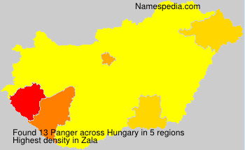 Surname Panger in Hungary Surname Panger in Hungary