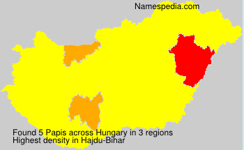 Surname Papis in Hungary Surname Papis in Hungary